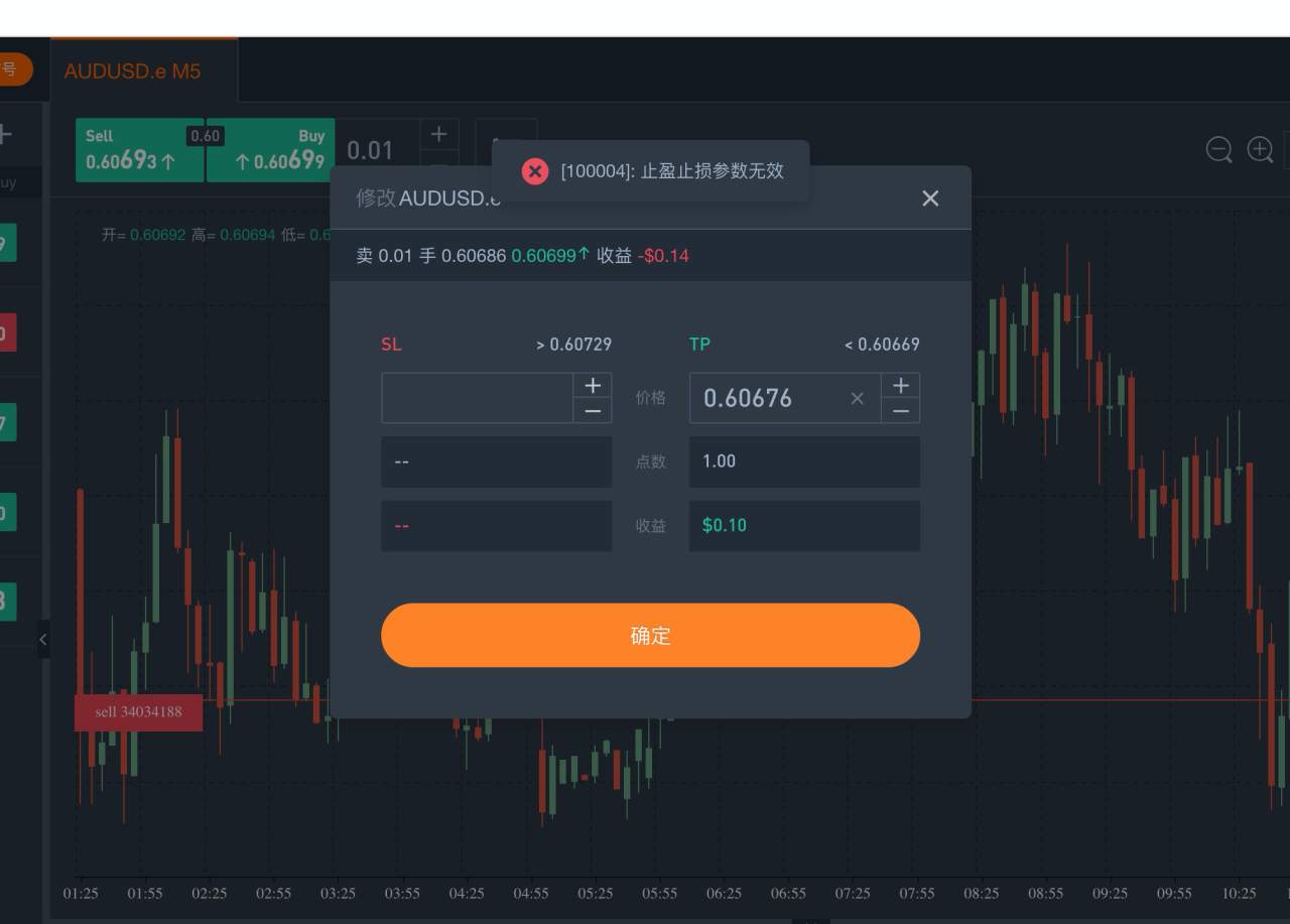 我的第二笔交易订单