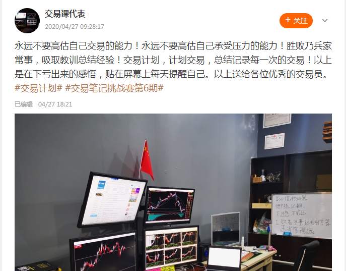 【交易笔记挑战赛第6期】您订的提醒服务到了!