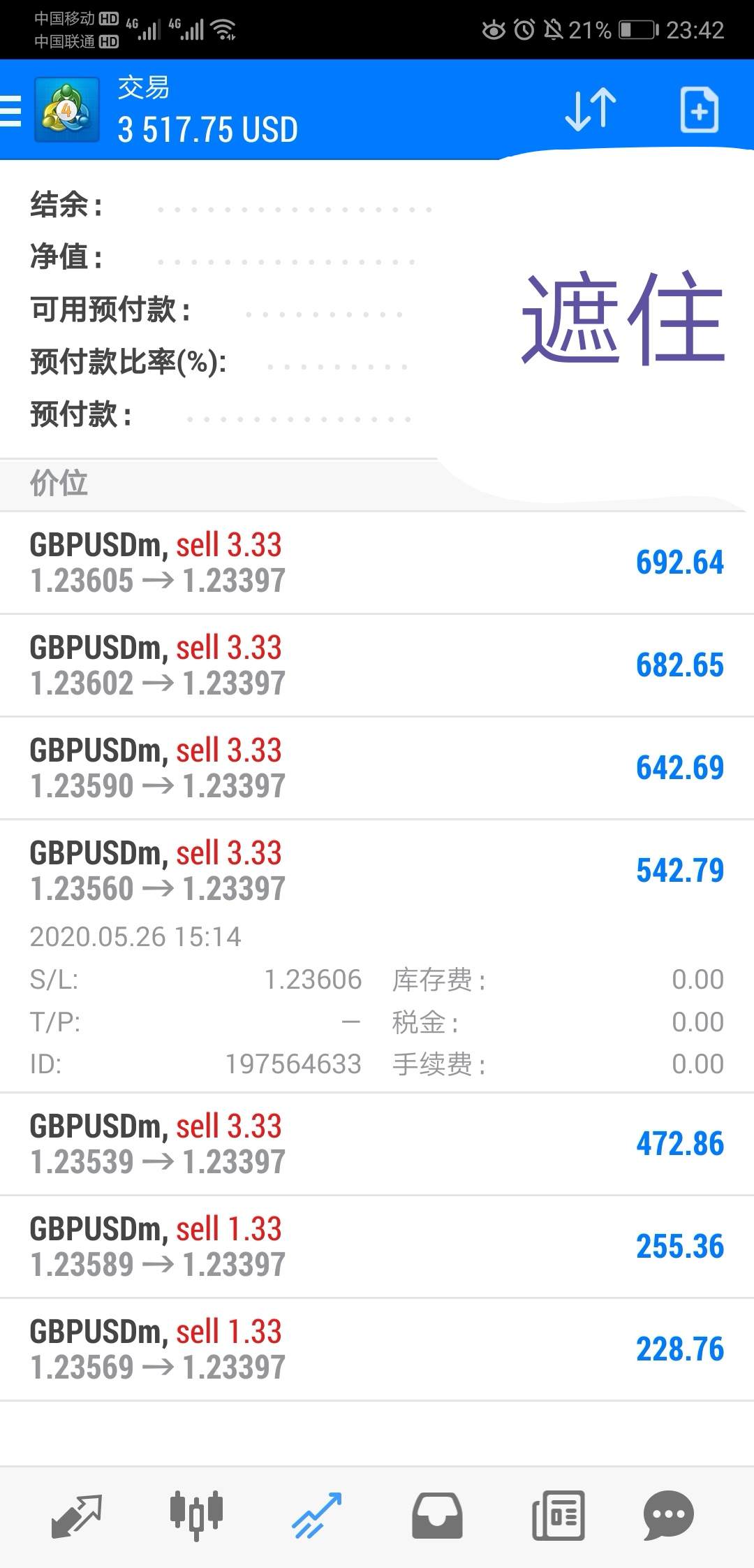 【5.26单子】盈利6000