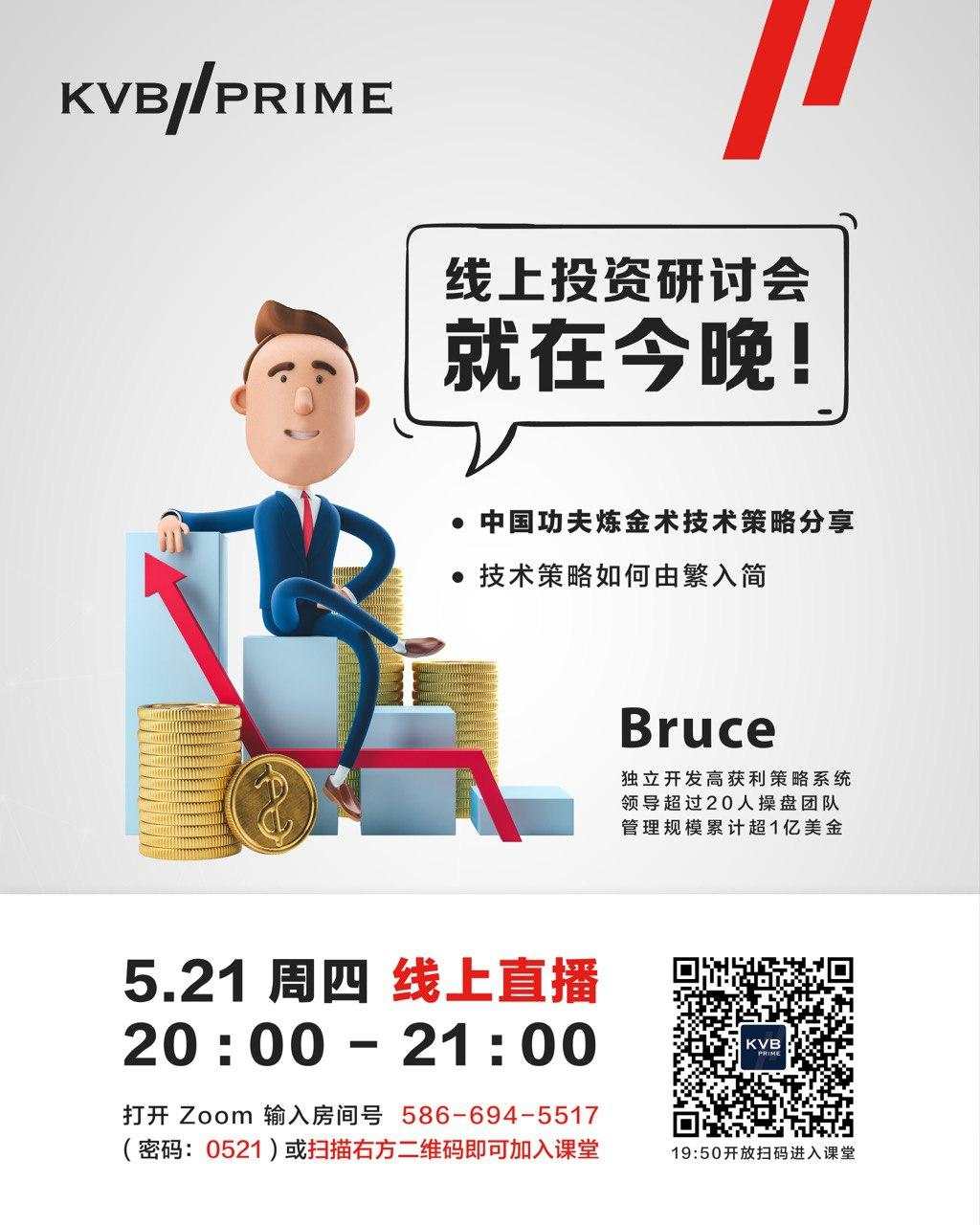 就在今晚！KVB PRIME带你一探中国功夫炼金术的盈利秘诀