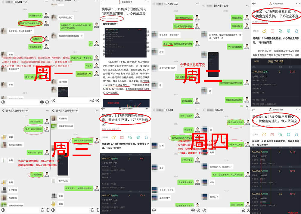 吴承梁：如果你黄金投资亏损可以进来看看，每晚喊单跟上必赚！