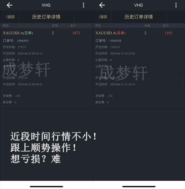 梦轩：炒黄金本周豪取60点！端午福利免费喊单体验！加入就有机会！