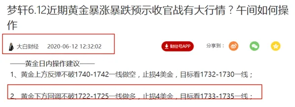 梦轩6.12黄金多网空单布局已爆赚！横久必跌33一线继续空！