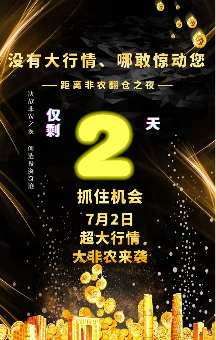 李瑜菲：6.30今日黄金震荡徘徊，非农即将来袭金价也是蓄势待发！