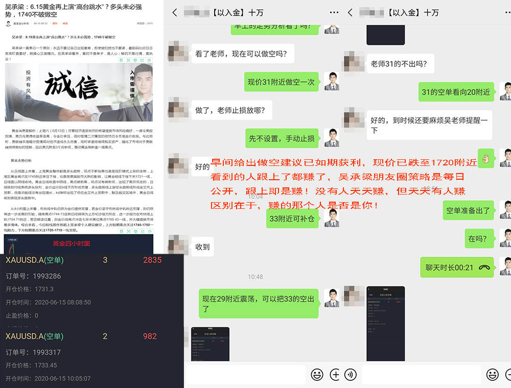 吴承梁：6.16疫情升级？寻求黄金避险买盘？今日黄金继续看空