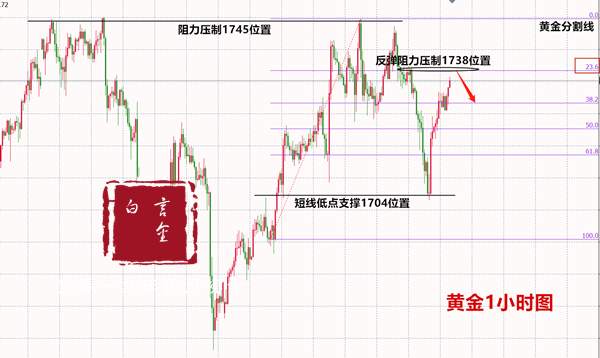 白言金：6.17黄金反弹32继续空！关键位置不破延。