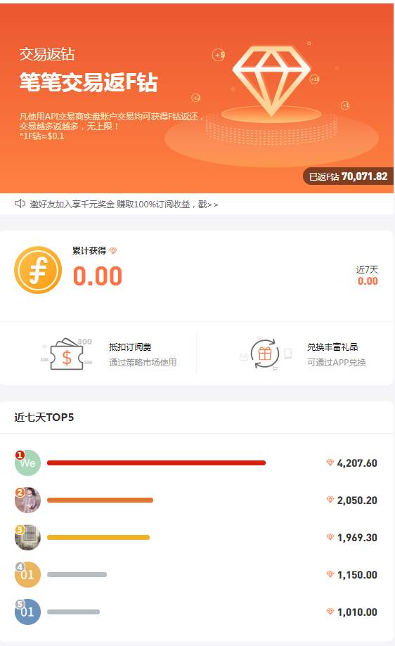 【交易返钻】教你领取最多的F钻~