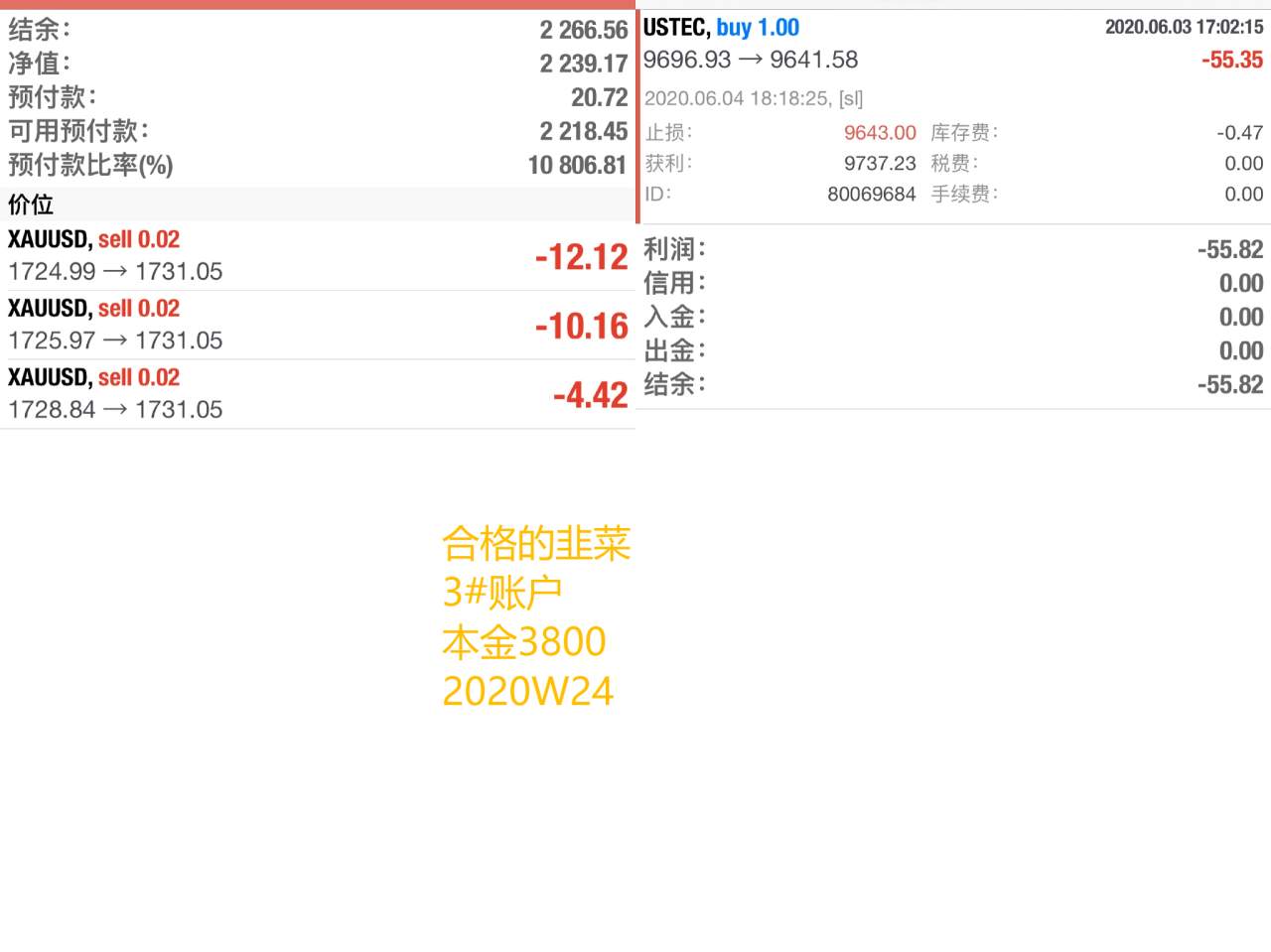 韭菜周记2020年第24周：何弃疗