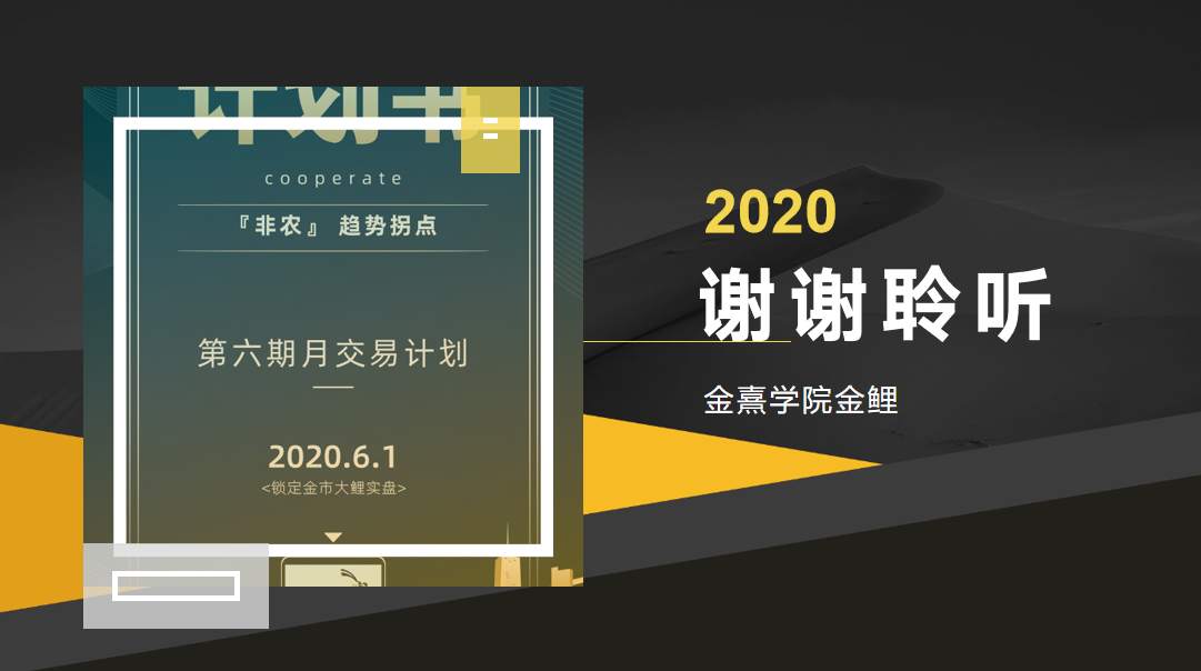 金市大鲤：第六期交易计划预告之交易人