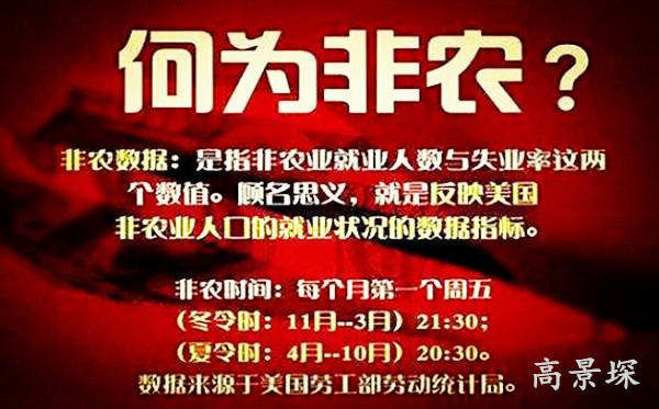 高景堔：别人都在非农爆赚而你却不知道非农是什么