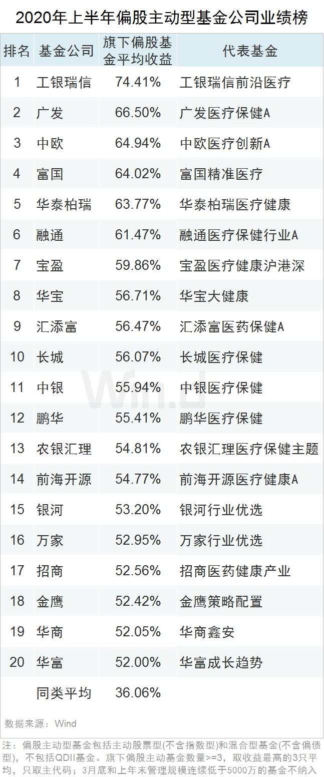 最高收益83.17%！上半年公募基金业绩榜来了