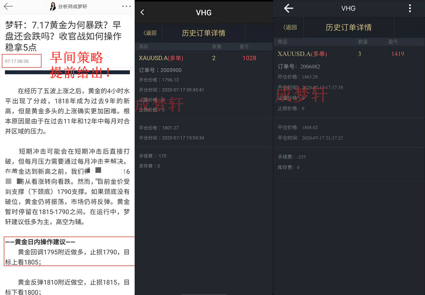 成梦轩：黄金实仓零技术跟上策略周赚50点！你真的需要辛苦学技术吗