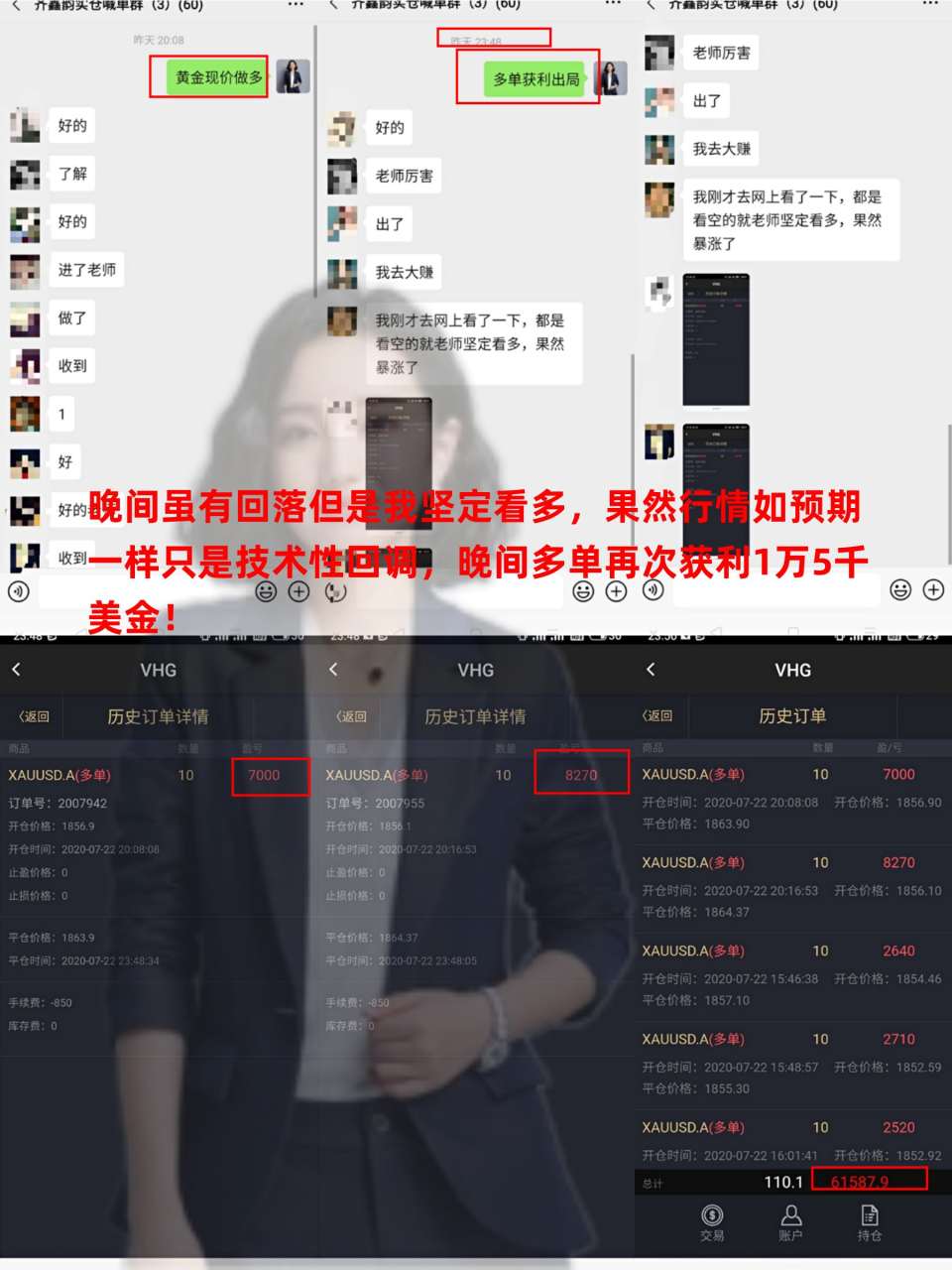 齐鑫韵：黄金暴涨暴跌这样做方可避免亏损！一天10w利润摆在眼前！