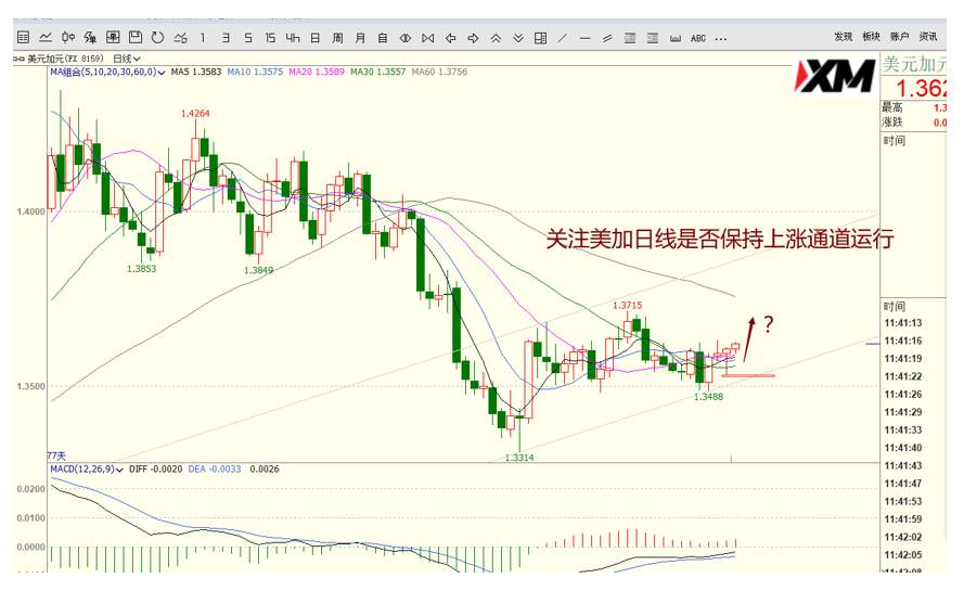XM汇评 – 美元、欧美、美加、黄金交易策略