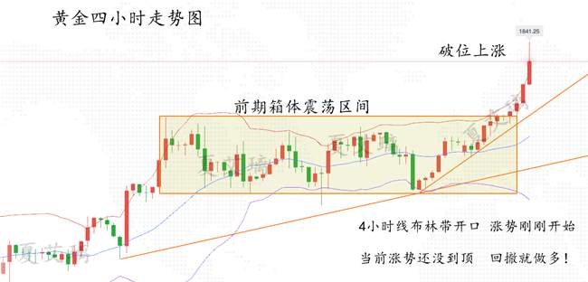 夏艾璃：黄金晚间为何暴涨？千九只剩3道“关卡”！大胆做多！