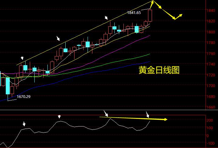 老黑策略：​7.21晚盘外汇、黄金、原油分析策略