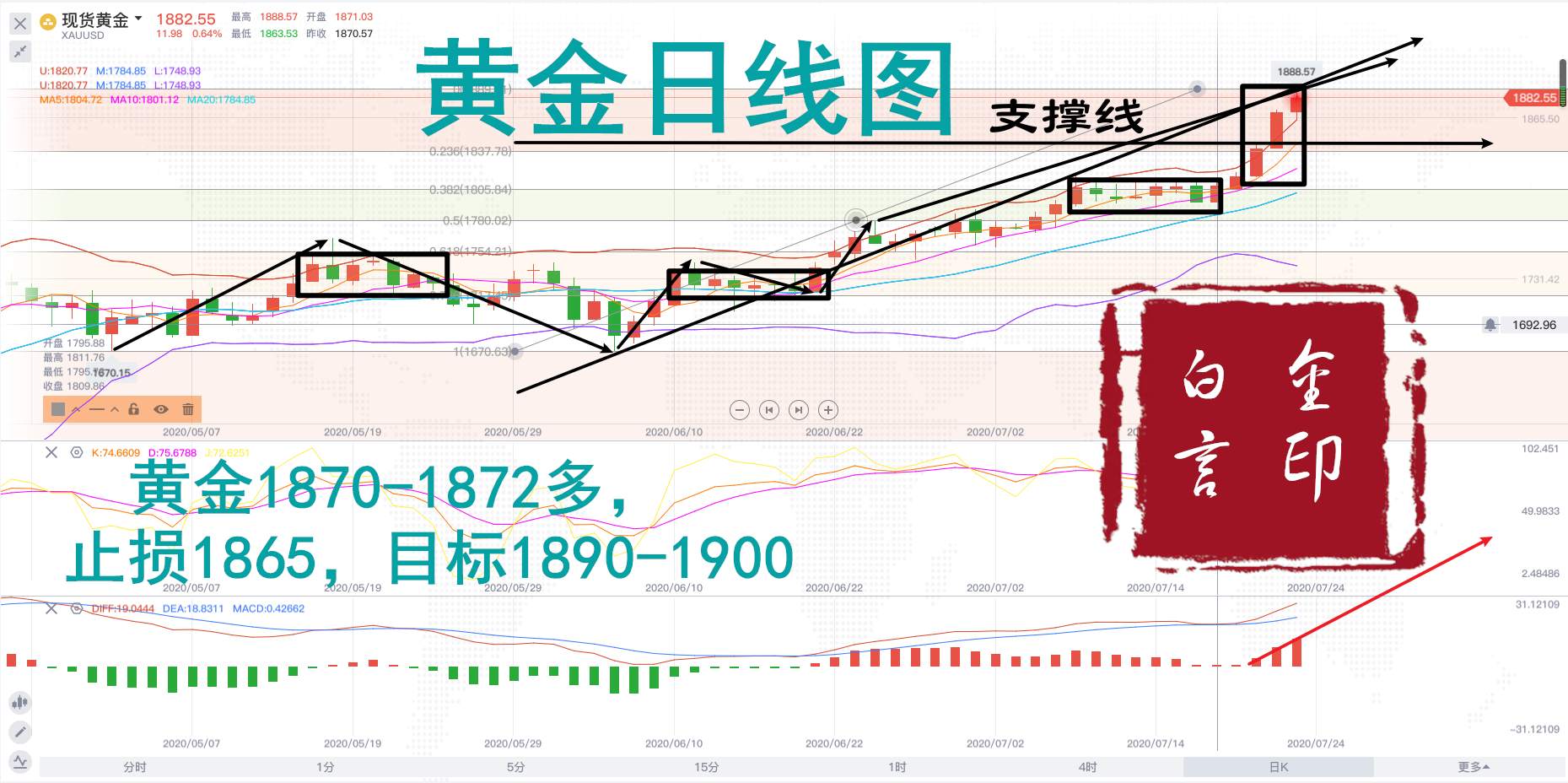 白言金：不要再问空不空，黄金没有顶！空单必死！