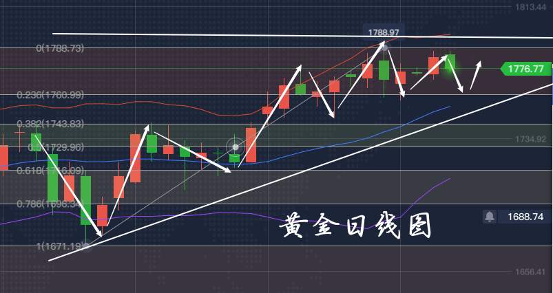 李瑜菲：黄金跌至1774，晚间势必会有一波上涨，该如何操作？