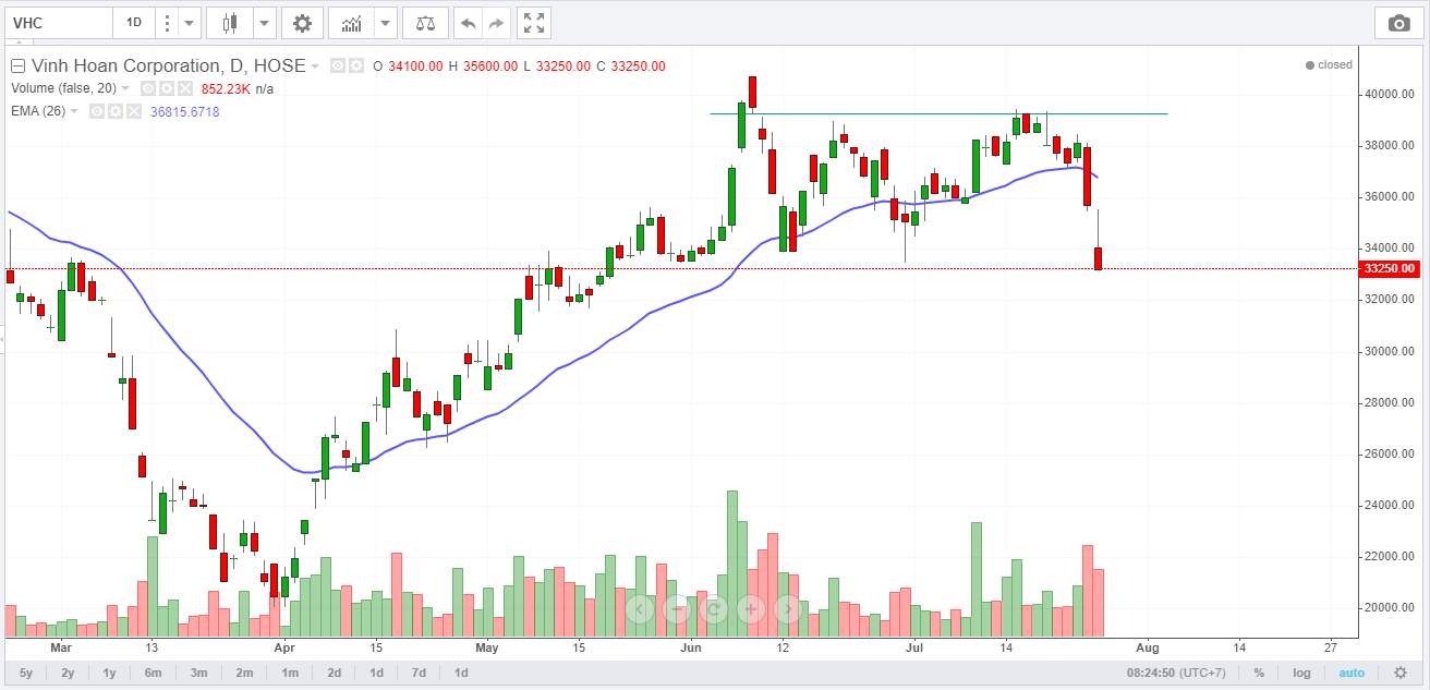 Góc nhìn Wyckoff - VNindex và các Cổ phiếu Việt Nam tiềm năng 28/7