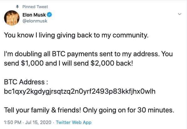 (Nóng) Tài khoản Twitter của Obama, Elon Musk, Bill Gates, CZ bị hack nhằm mục đích lừa đảo crypto