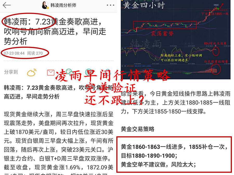 韩凌雨：黄金一天一个高点，暴涨行情该如何投资？