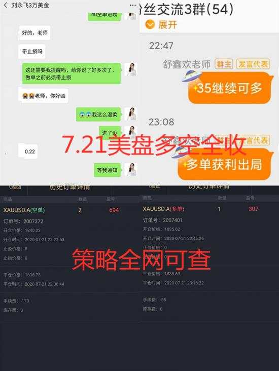 舒鑫欢：黄金一周指导总结，获利102个点纯利润50W，实力见证时刻