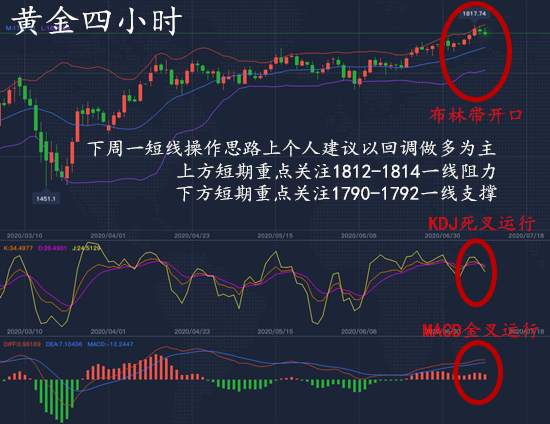 韩凌雨：7.13黄金本周将继续看涨，日内行情走势分析，套单解