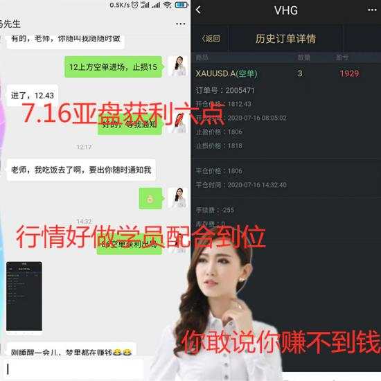舒鑫欢：本周黄金交易指导回顾，轻松砍下39W，你怎么样？