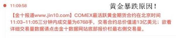 成梦轩：7.28小心！黄金还有一爆跌？午间如何操作？附暴跌原因！