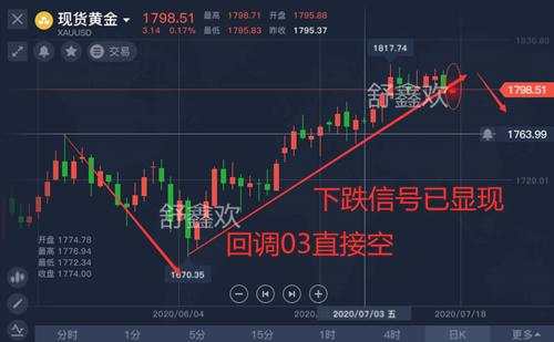 舒鑫欢：黄金周线收官必破位，日内反弹03直接空，黑天鹅还看今朝