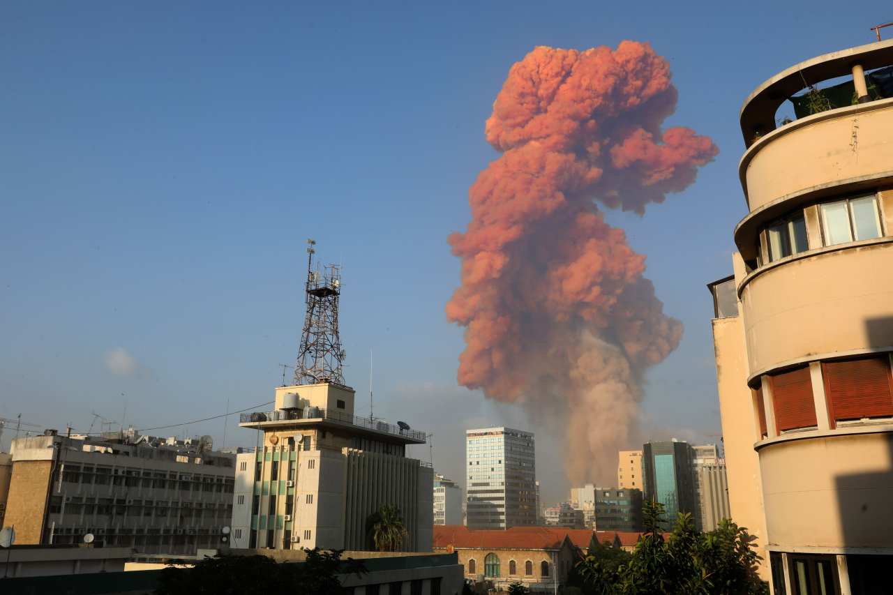 Massive explosion in Beirut port area rocks Lebanese capital, at least 78 killed