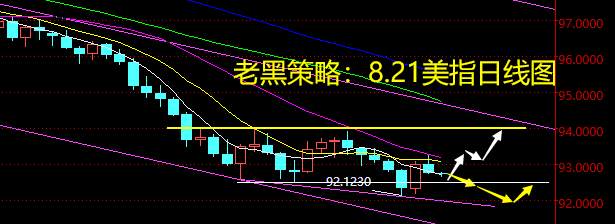 老黑策略：8.21外汇分析策略