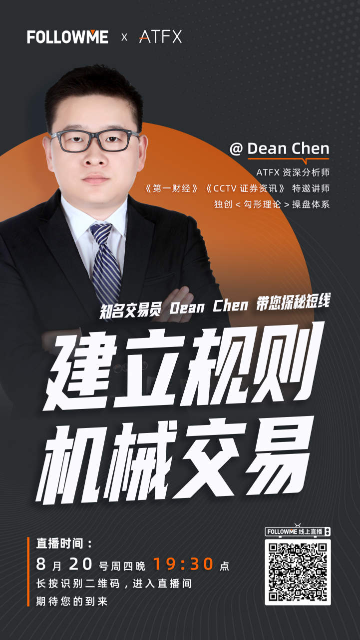 【FOLLOWME & ATFX直播讲座】短线秘诀：建立规则，机械交易！