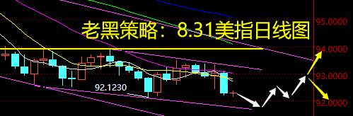 老黑策略：8.31外汇分析策略