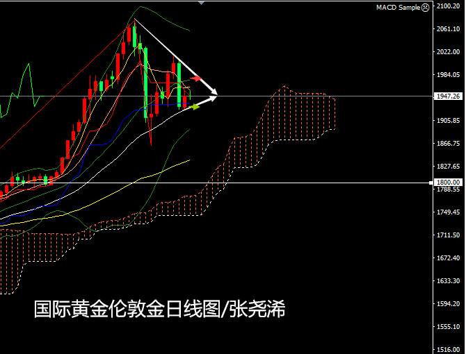 张尧浠：经济疲软再起复苏担忧、黄金依托30日线看涨