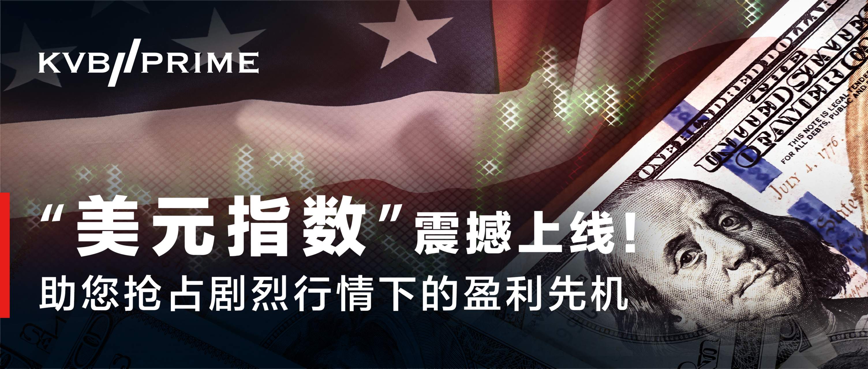 重磅商品－美元指数震撼上线！助您抢占剧烈行情下的盈利先机