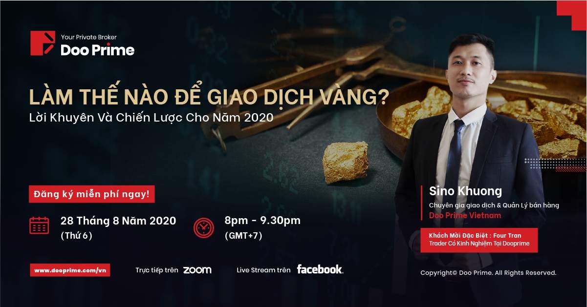 Hội thảo trên web về giao dịch vàng sẽ diễn ra 1 tuần nữa.