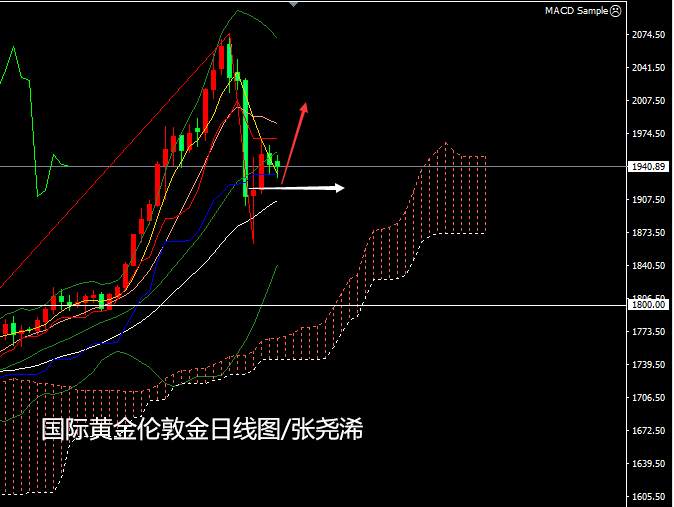 张尧浠：黄金回升减弱但空间有限、下至支撑仍可看上行