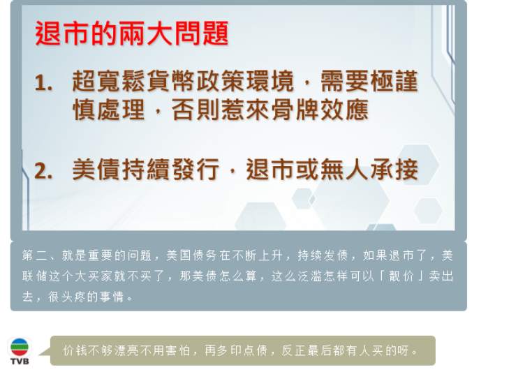 第二十三期TVB《投资Z世代》：美联储如何退市（上）