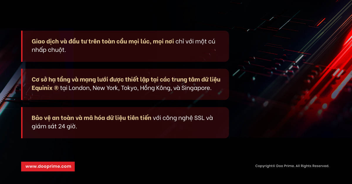 4 niềm tự hào của Doo Prime là: Chính xác, Sức mạnh, Bảo vệ và Niềm đam mê. Chúng ta có cần giải thích thêm không?