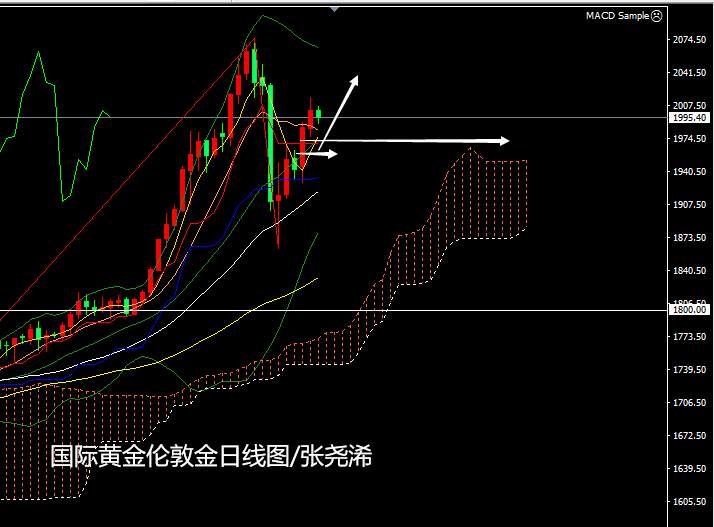 张尧浠：会谈乌龙令黄金过山车、日图趋势仍看支撑上行