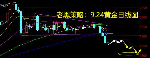 老黑策略：9.24黄金分析策略