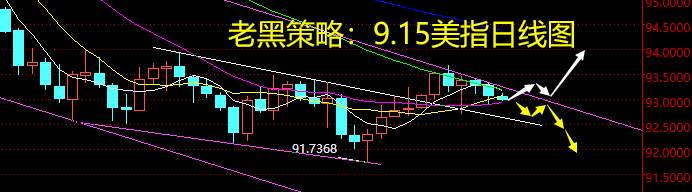 老黑策略：9.15外汇分析策略