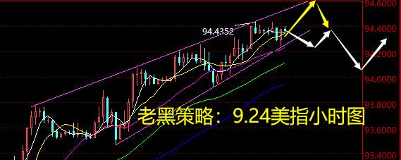 老黑策略：9.24外汇分析策略