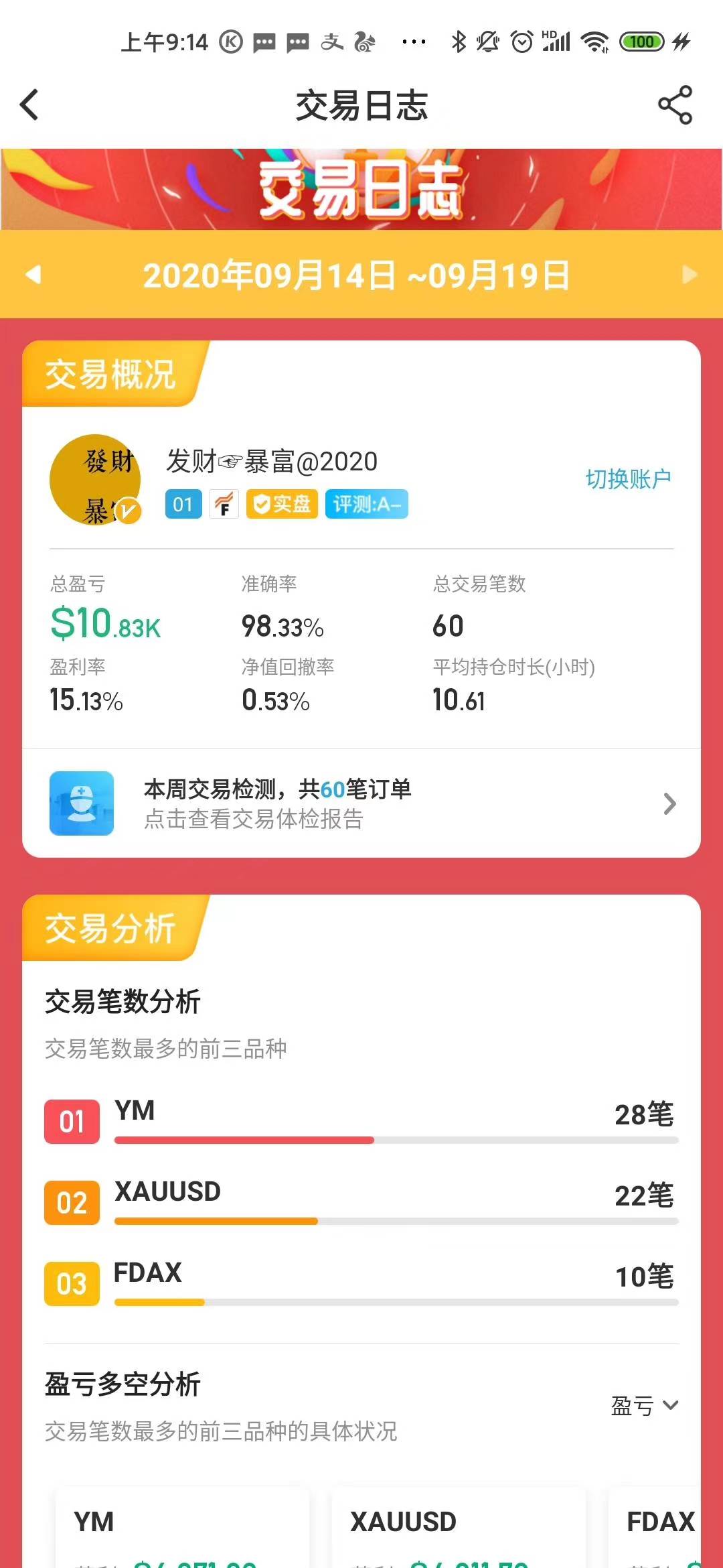 2020暴富计划，九月完美收官