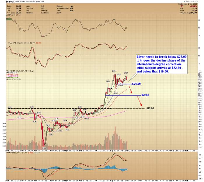 Gold Forecast – Cycles Support a September Breakdown