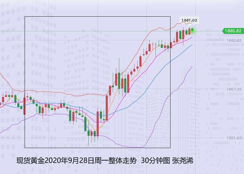 张尧浠：黄金百日线如期止跌反弹、美大选预迎强势支撑