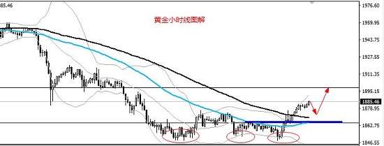 白灵雁：9.29黄金反转形态，回落1875多