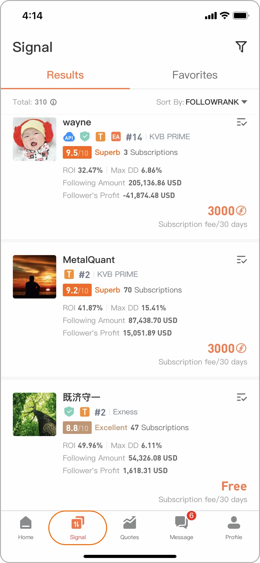 Subscribe to Trader Signals