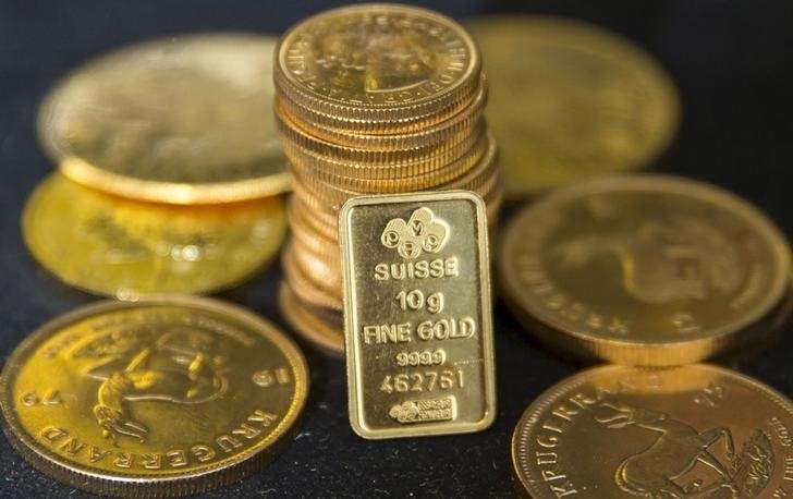 Vàng phiên Mỹ tăng lên trên 1.900USD khi đồng Đô la ít thay đổi và Dow giảm